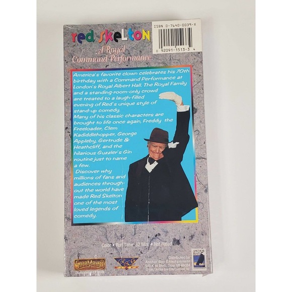 Red Skelton A Royal Command Performance VHS brand new factory sealed - Picture 2 of 6